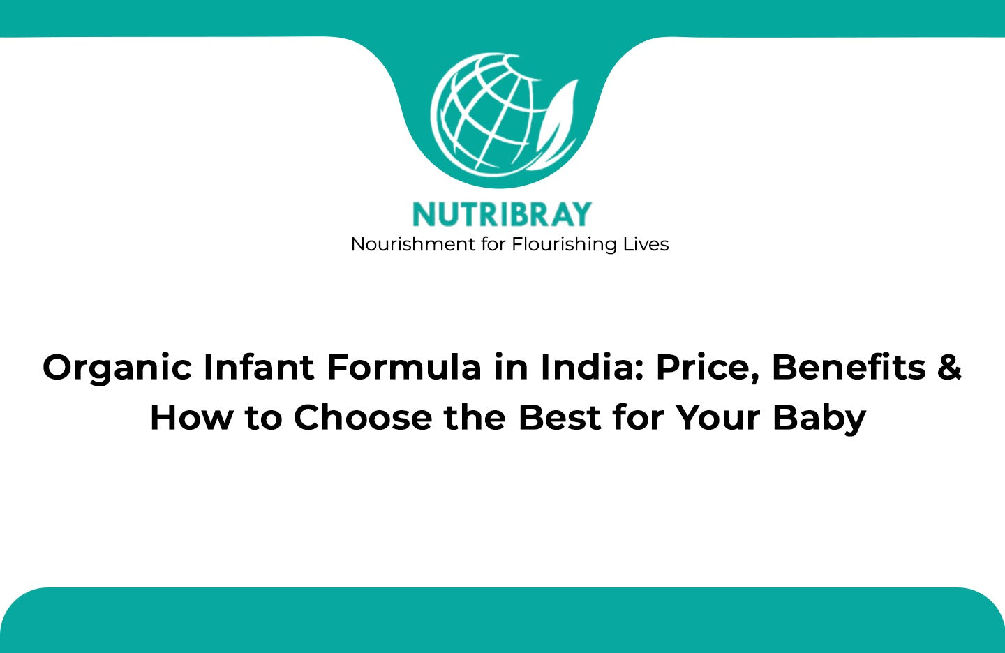 Organic Infant Formula 
