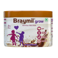 Braymil Grow | Nutritious Chocolate Milk Drink Powder for Toddlers No Added Sucrose | Enriched with DHA, Protein & Essential Nutrients | 200g Jar Pack
