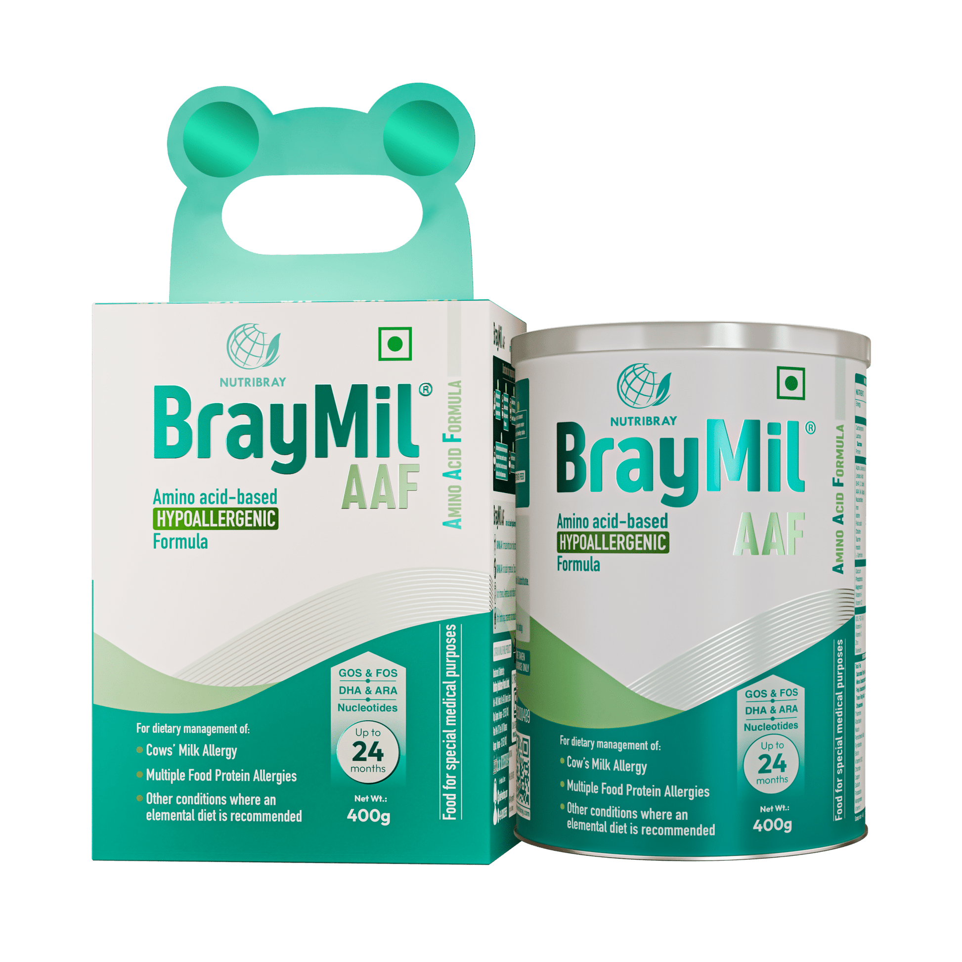 BrayMil AAF Amino Acid - Based Hypoallergenic Formula - 400gm - Braymil