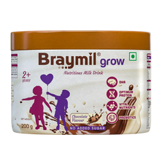 Braymil Kids Growth Chocolate Milk Drink Powder | Growing UP Formula