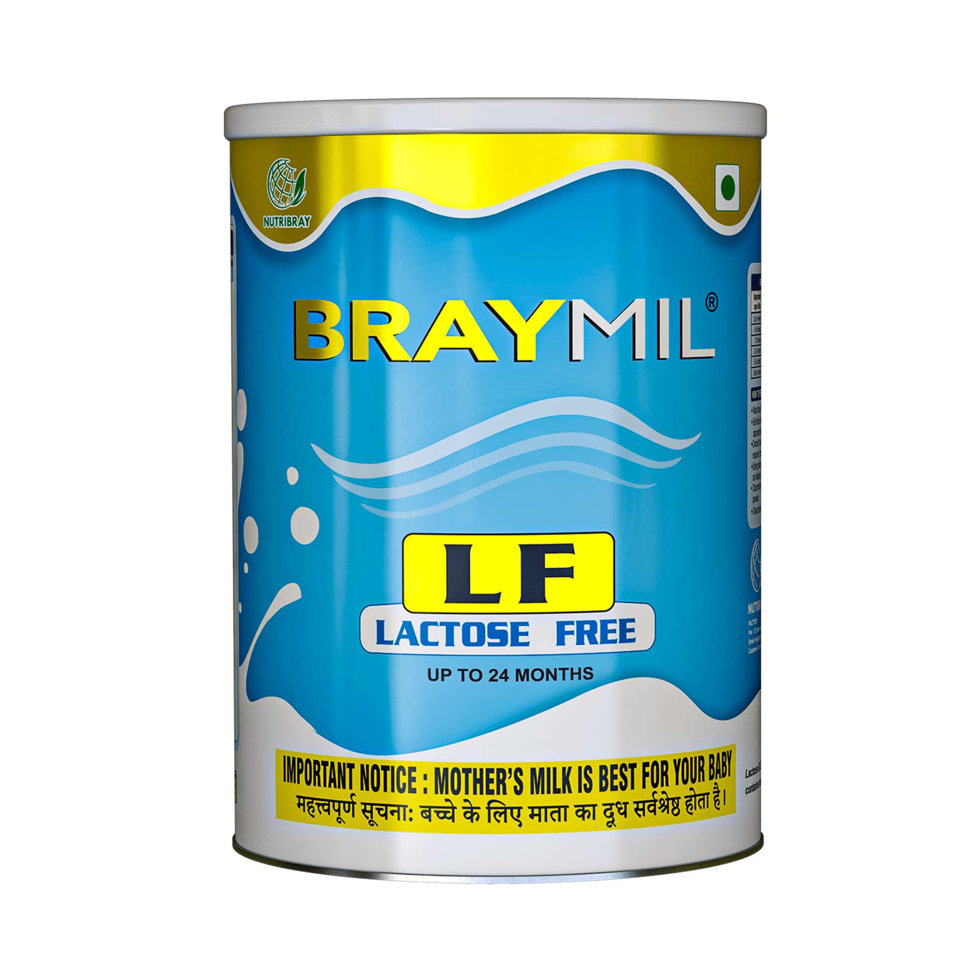 Braymil LF lactose free Formula - 400 g Tin pack - Braymil