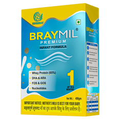 Braymil Premium 1 Infant Formula Stage - 1 | Bag in Box- 400g Pack